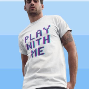 T-Shirt aus Bio-Baumwolle - Play With Me Invert