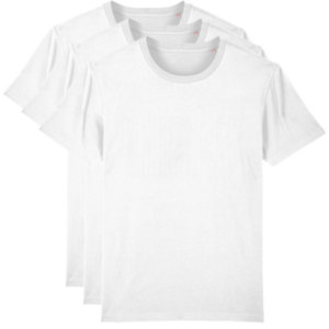 3er Set Basic T-Shirt aus Bio-Baumwolle